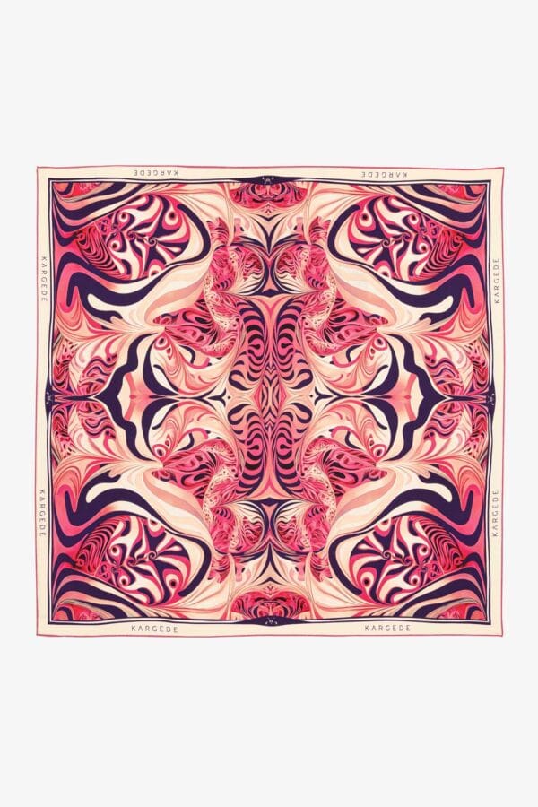 Rose Milk – Designer Silk Scarf
