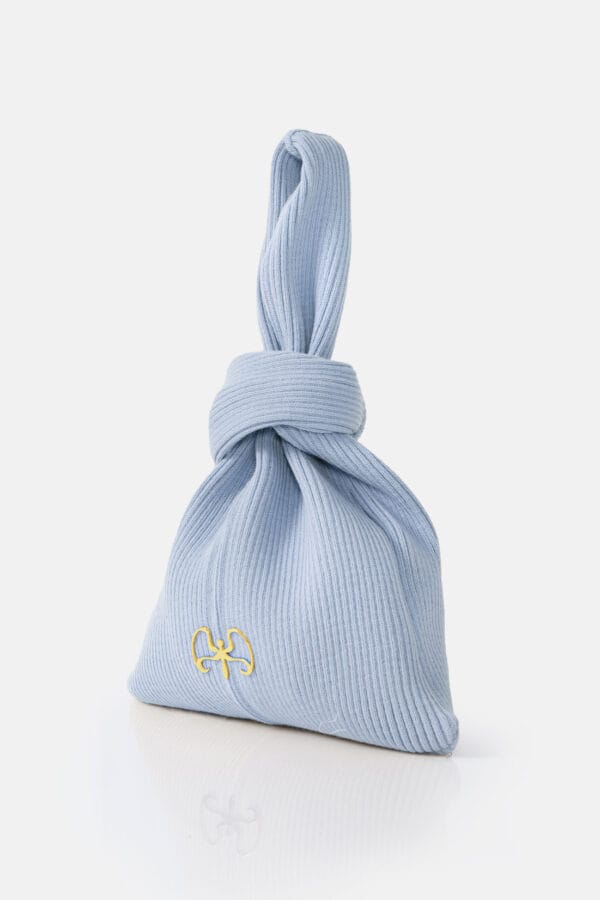 Forager – Mini White Rib Knit Tote Bag