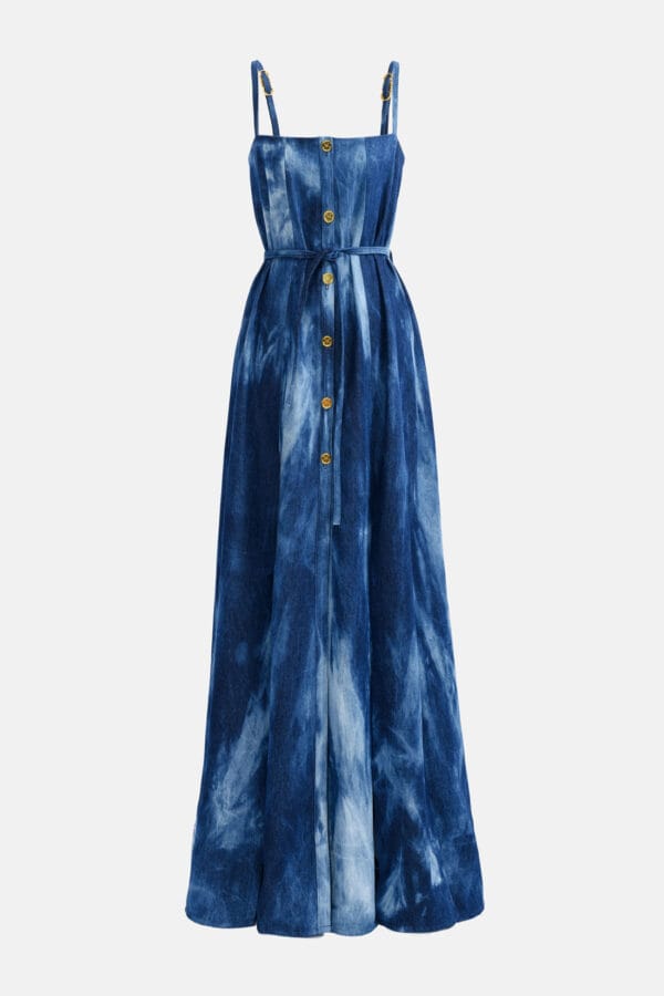 Monsoon – Blue Denim Maxi Dress