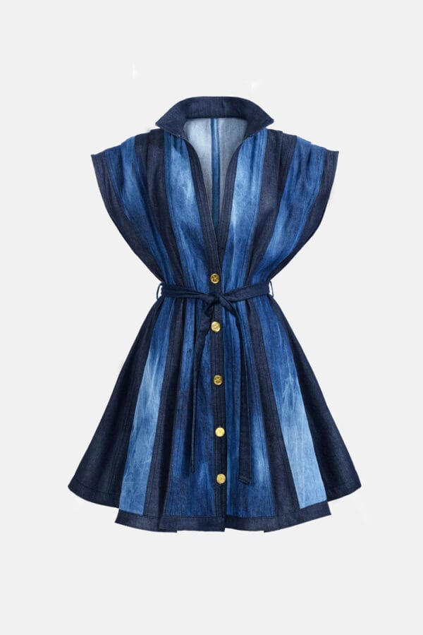 Aurora – Blue Denim Mini Dress