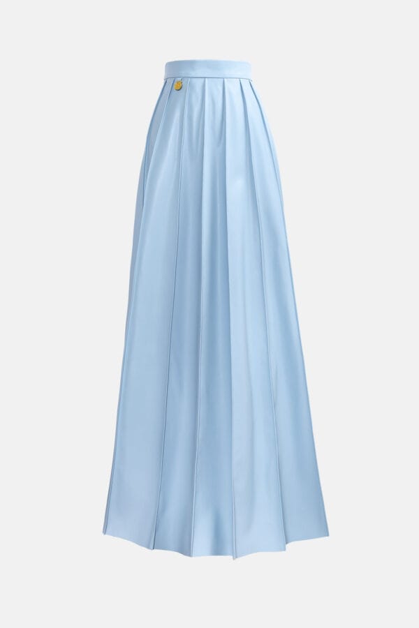 Zephyr – Shimmering Slinky Silver Asymmetrical Maxi Dress