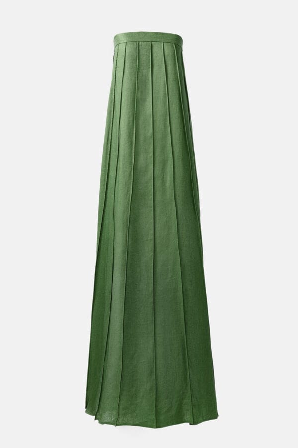 Sway – Olive Green Linen Maxi Dress